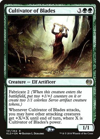 Cultivator of Blades [Kaladesh Promos] | Black Swamp Games