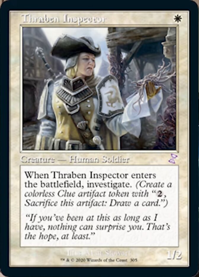 Thraben Inspector (Timeshifted) [Time Spiral Remastered] | Black Swamp Games