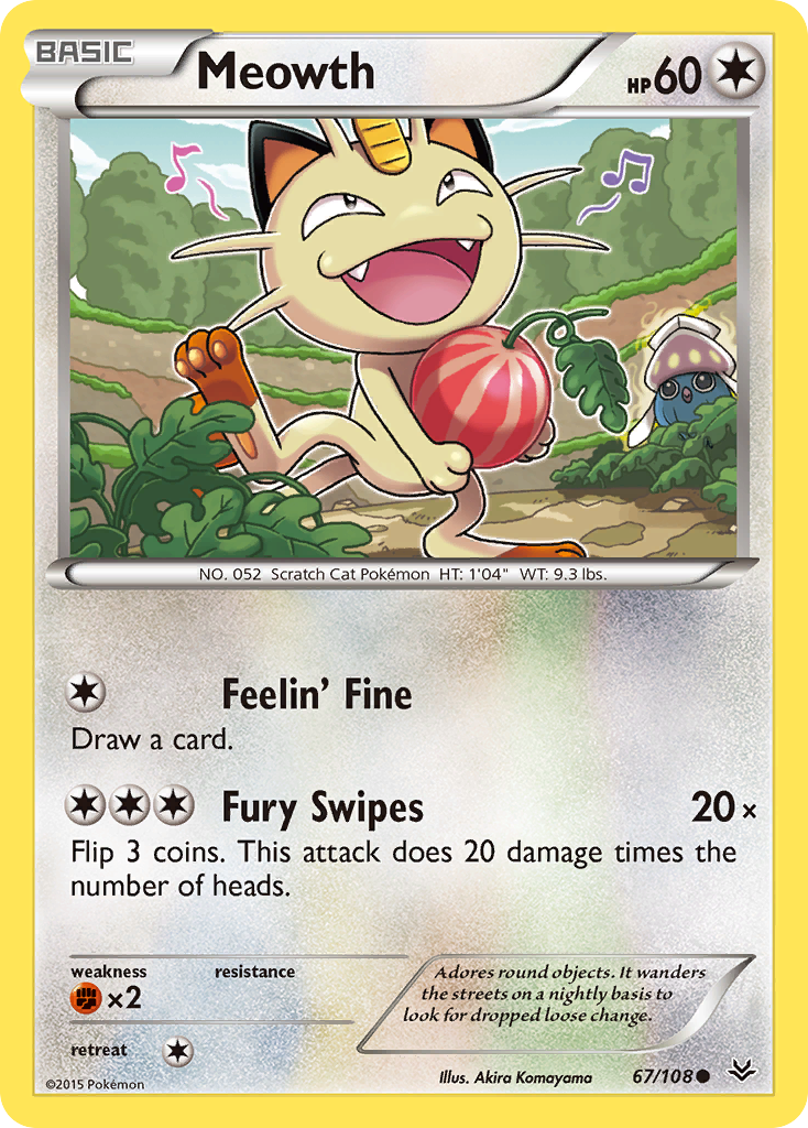 Meowth (67/108) [XY: Roaring Skies] | Black Swamp Games