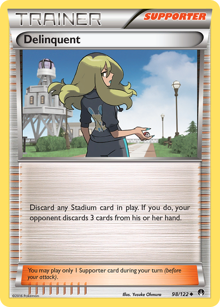 Delinquent (98/122) [XY: BREAKpoint] | Black Swamp Games