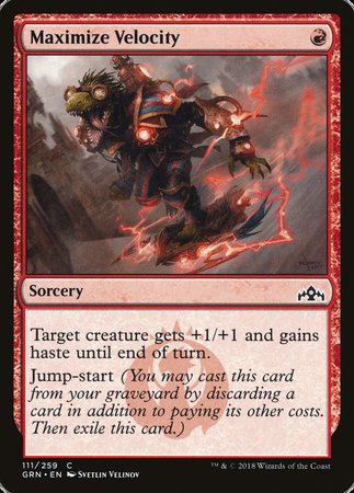 Maximize Velocity [Guilds of Ravnica] | Black Swamp Games