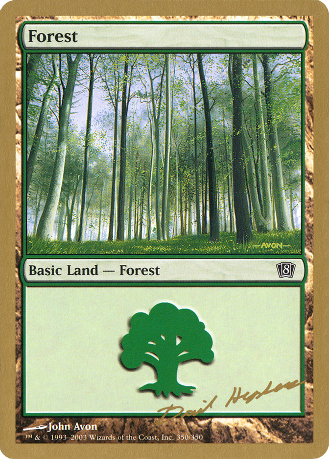 Forest (dh350) (Dave Humpherys) [World Championship Decks 2003] | Black Swamp Games