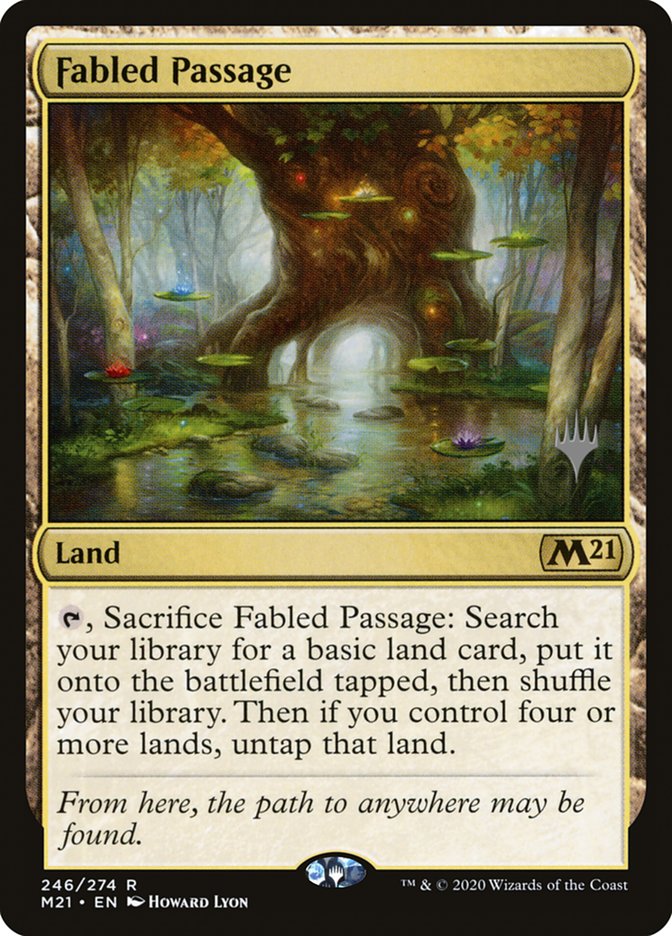 Fabled Passage (Promo Pack) [Core Set 2021 Promos] | Black Swamp Games