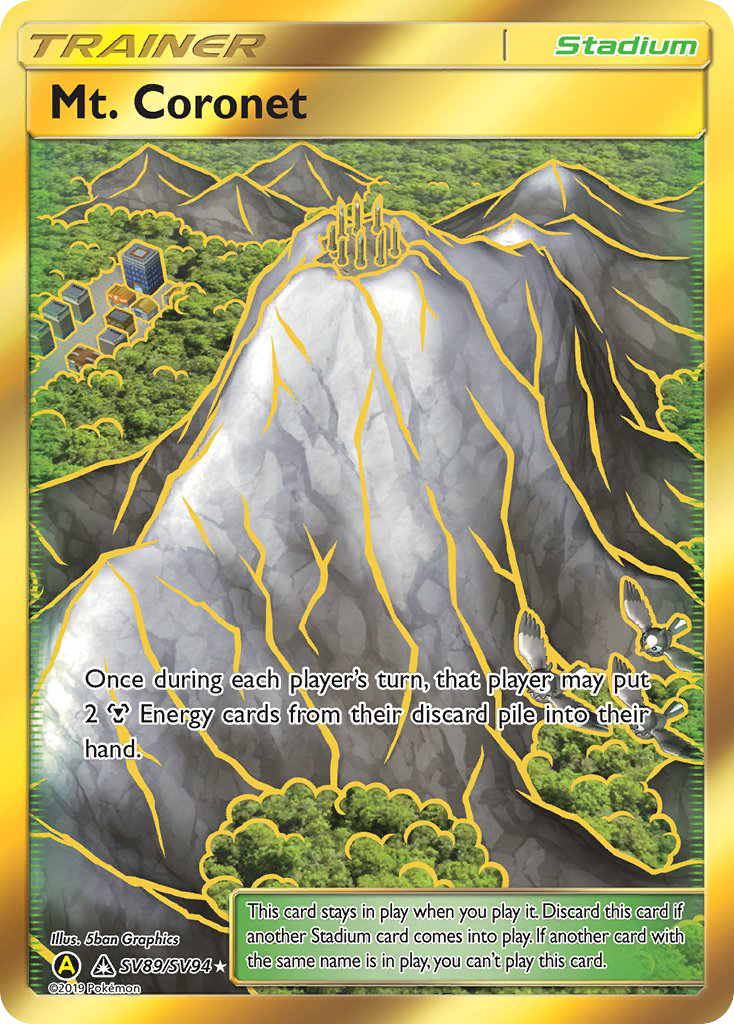 Mt. Coronet (SV89/SV94) [Sun & Moon: Hidden Fates - Shiny Vault] | Black Swamp Games
