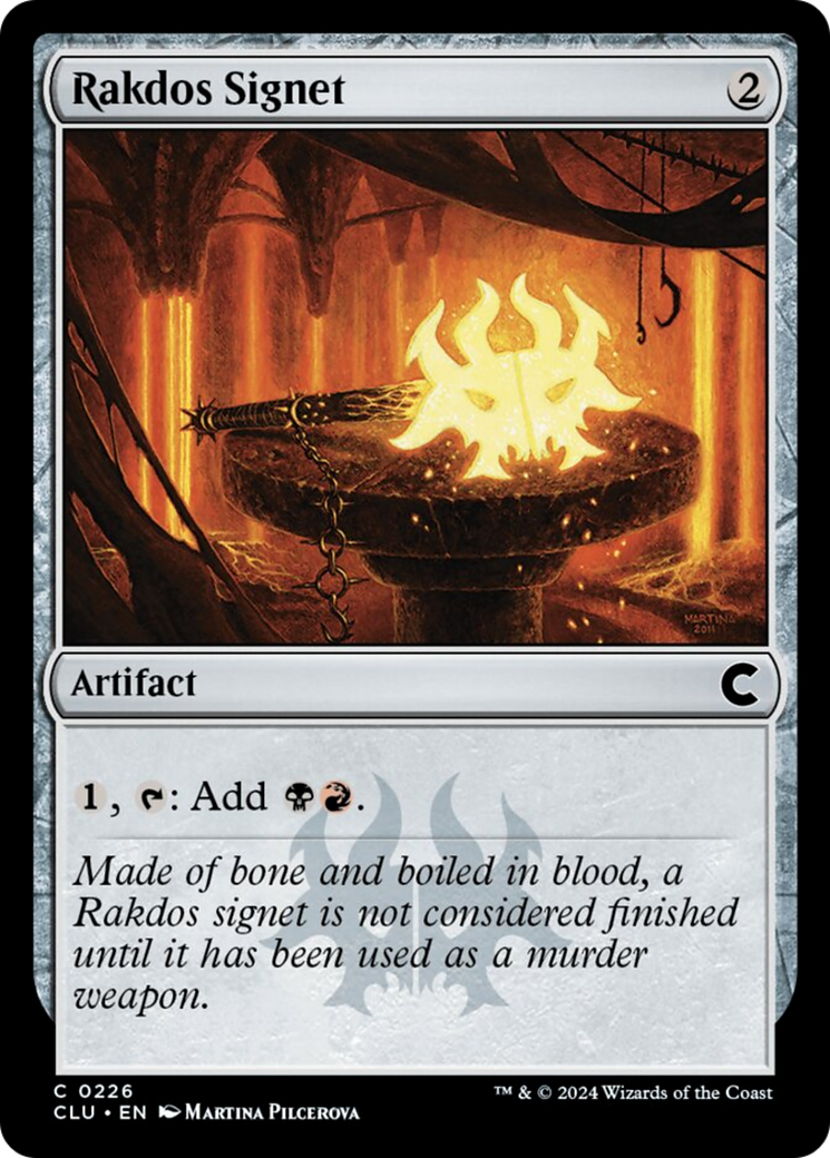 Rakdos Signet [Ravnica: Clue Edition] | Black Swamp Games