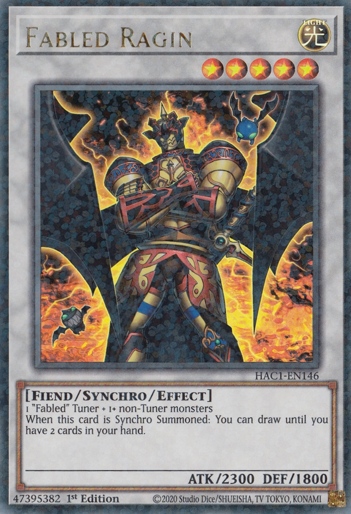 Fabled Ragin (Duel Terminal) [HAC1-EN146] Parallel Rare | Black Swamp Games