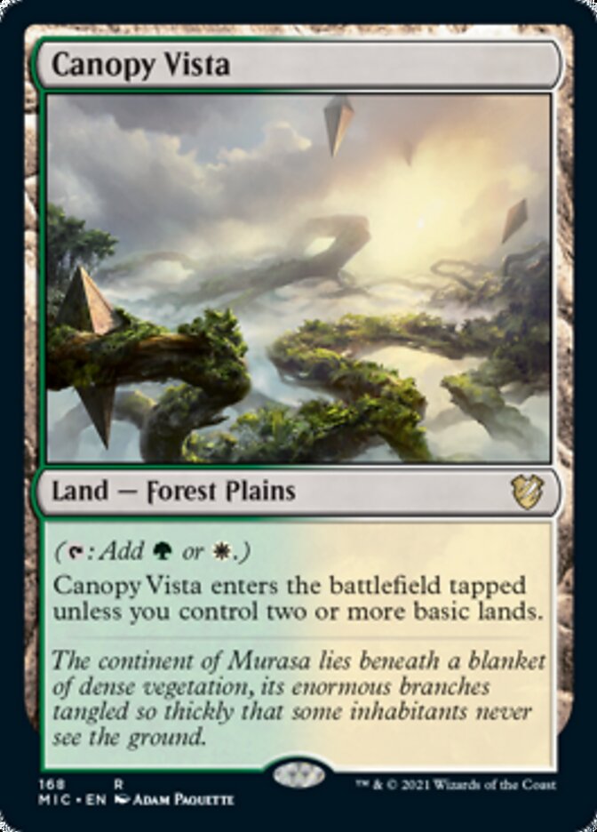 Canopy Vista [Innistrad: Midnight Hunt Commander] | Black Swamp Games