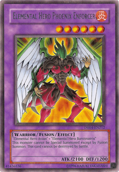 Elemental Hero Phoenix Enforcer [DR04-EN212] Rare | Black Swamp Games