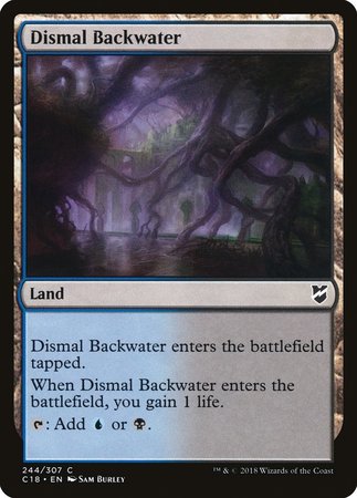 Dismal Backwater [Commander 2018] | Black Swamp Games