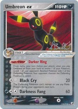 Umbreon ex (112/115) (Eeveelutions - Jimmy Ballard) [World Championships 2006] | Black Swamp Games