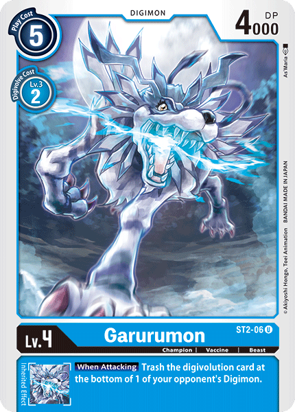 Garurumon [ST2-06] [Starter Deck: Cocytus Blue Promos] | Black Swamp Games