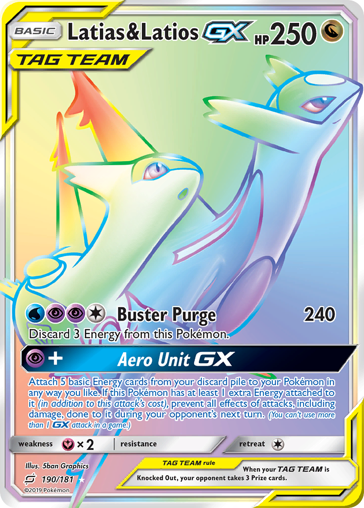 Latias & Latios GX (190/181) [Sun & Moon: Team Up] | Black Swamp Games