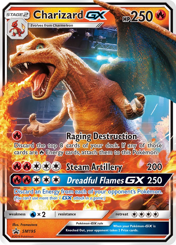 Charizard GX (SM195) [Sun & Moon: Black Star Promos] | Black Swamp Games