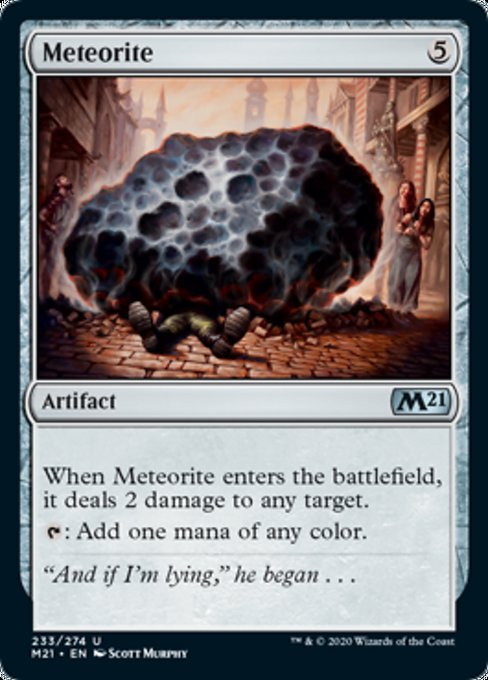 Meteorite [Core Set 2021] | Black Swamp Games