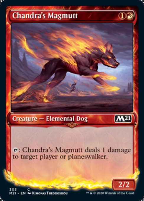 Chandra's Magmutt (Showcase) [Core Set 2021] | Black Swamp Games