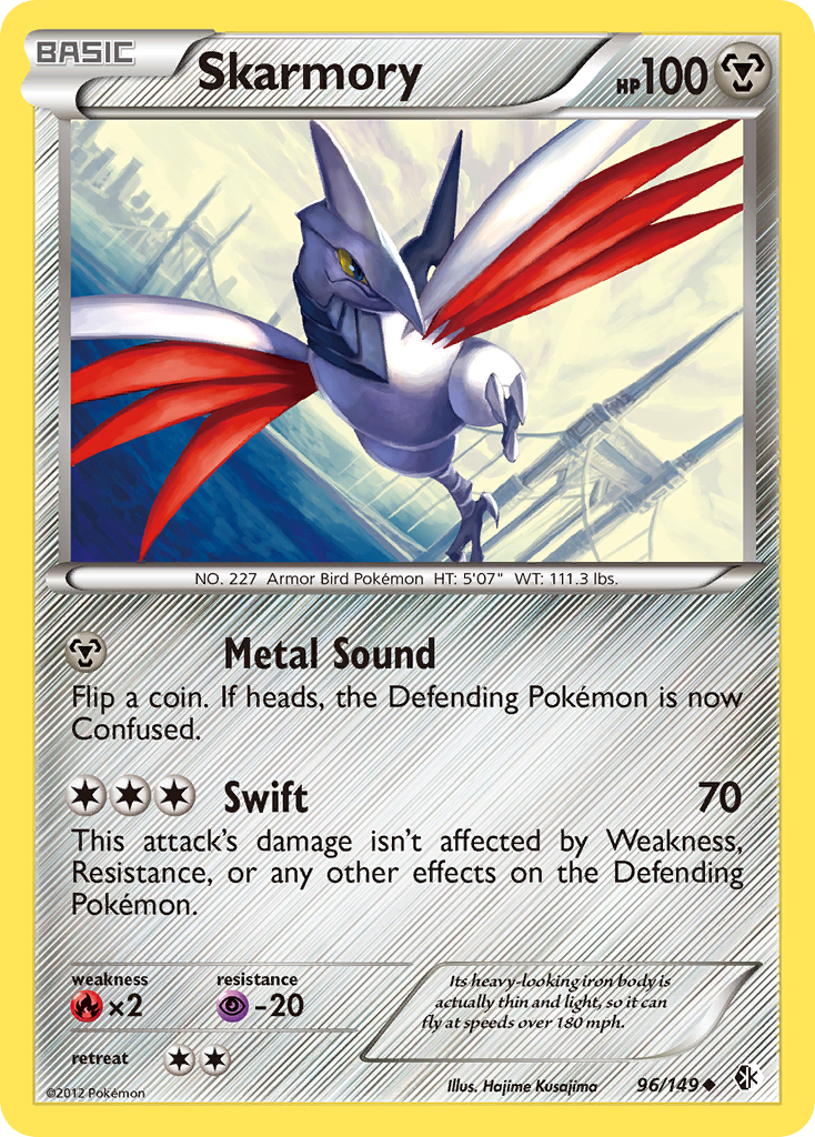 Skarmory (96/149) [Black & White: Boundaries Crossed] | Black Swamp Games