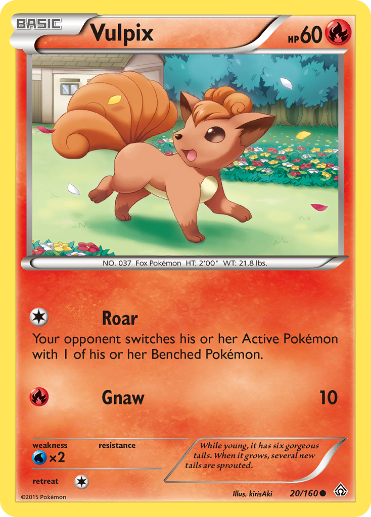 Vulpix (20/160) [XY: Primal Clash] | Black Swamp Games