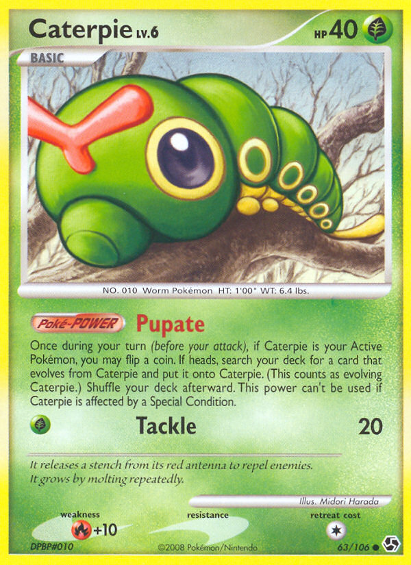 Caterpie (63/106) [Diamond & Pearl: Great Encounters] | Black Swamp Games