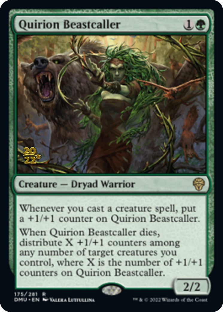 Quirion Beastcaller [Dominaria United Prerelease Promos] | Black Swamp Games