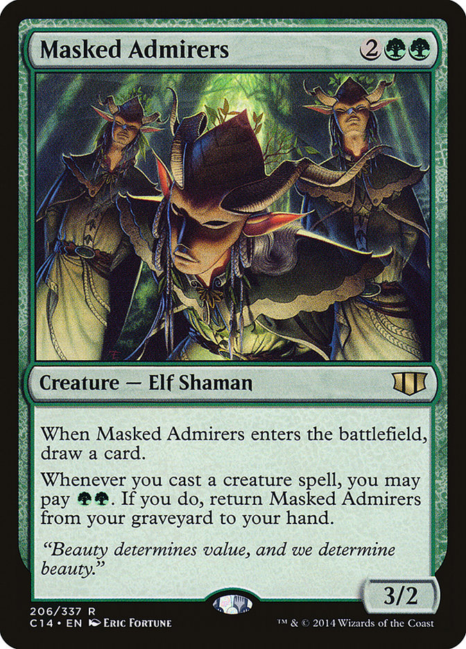 Masked Admirers [Commander 2014] | Black Swamp Games