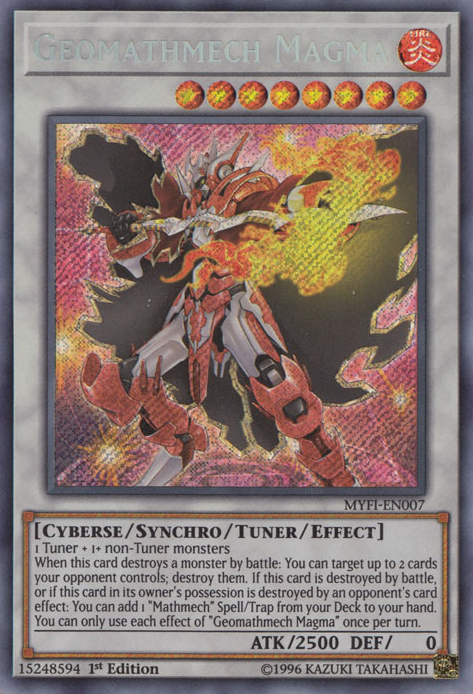 Geomathmech Magma [MYFI-EN007] Secret Rare | Black Swamp Games