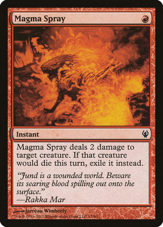 Magma Spray [Duel Decks: Izzet vs. Golgari] | Black Swamp Games