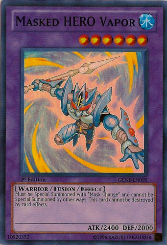 Masked Hero Vapor [GENF-EN095] Super Rare | Black Swamp Games