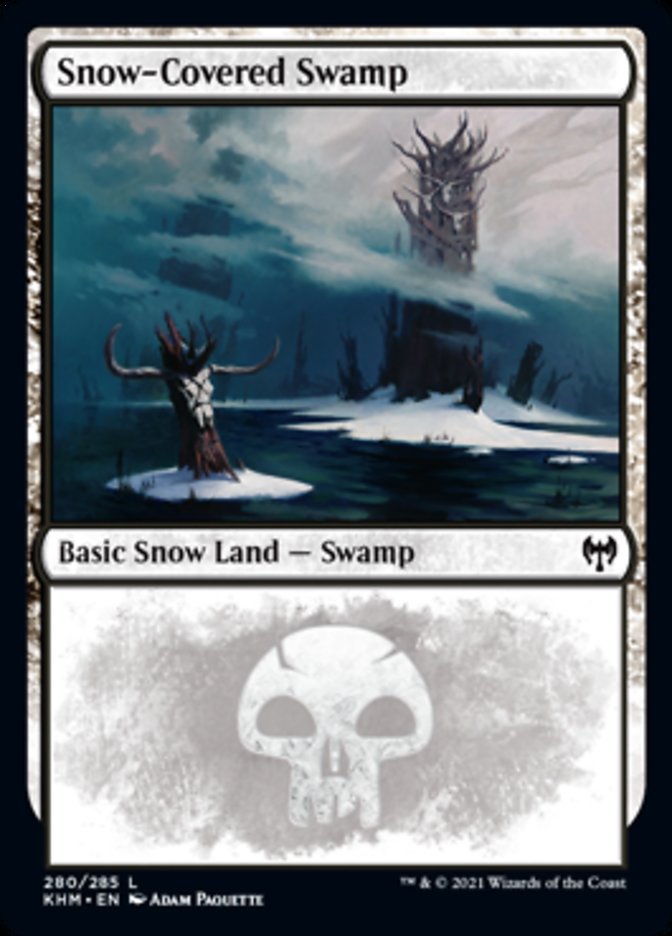 Snow-Covered Swamp (280) [Kaldheim] | Black Swamp Games