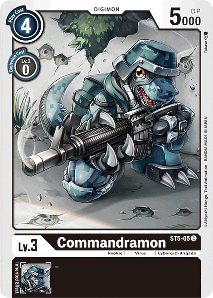 Commandramon [ST5-05] [Starter Deck: Machine Black] | Black Swamp Games