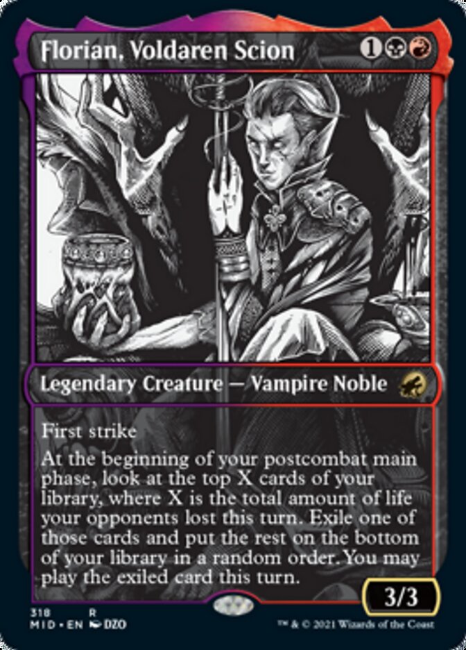 Florian, Voldaren Scion (Showcase Eternal Night) [Innistrad: Midnight Hunt] | Black Swamp Games