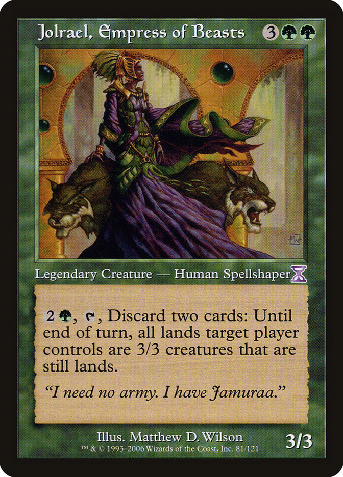 Jolrael, Empress of Beasts [Time Spiral Timeshifted] | Black Swamp Games