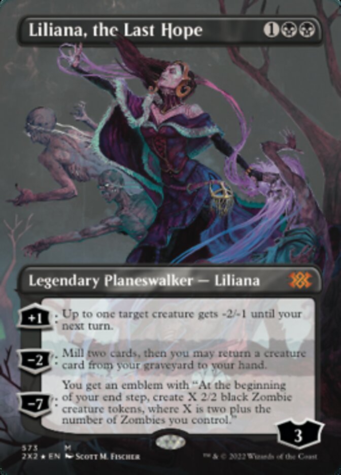 Liliana, the Last Hope (Textured Foil) [Double Masters 2022] | Black Swamp Games