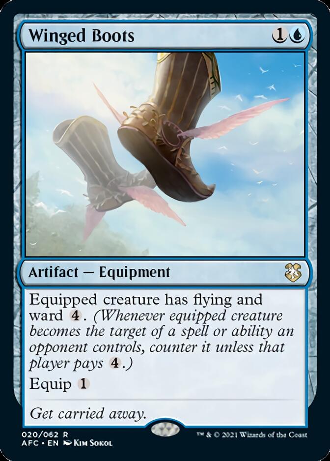 Winged Boots [Dungeons & Dragons: Adventures in the Forgotten Realms Commander] | Black Swamp Games