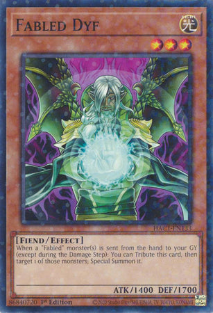 Fabled Dyf (Duel Terminal) [HAC1-EN133] Parallel Rare | Black Swamp Games