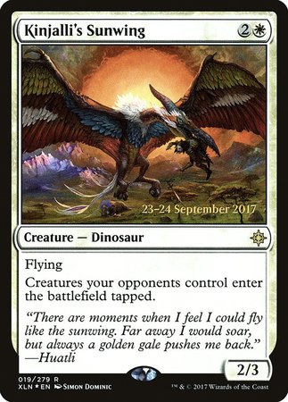 Kinjalli's Sunwing [Ixalan Promos] | Black Swamp Games