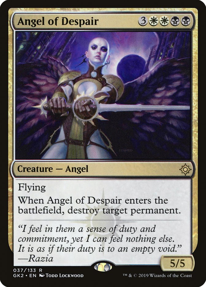 Angel of Despair [Ravnica Allegiance Guild Kit] | Black Swamp Games