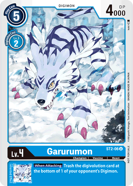 Garurumon [ST2-06] (Alternate Art) [Starter Deck: Cocytus Blue] | Black Swamp Games