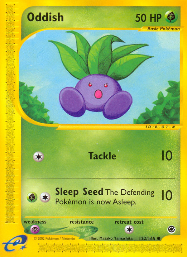 Oddish (122/165) [Expedition: Base Set] | Black Swamp Games