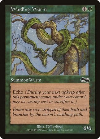Winding Wurm [Urza's Saga] | Black Swamp Games