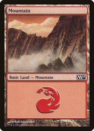 Mountain (242) [Magic 2010] | Black Swamp Games