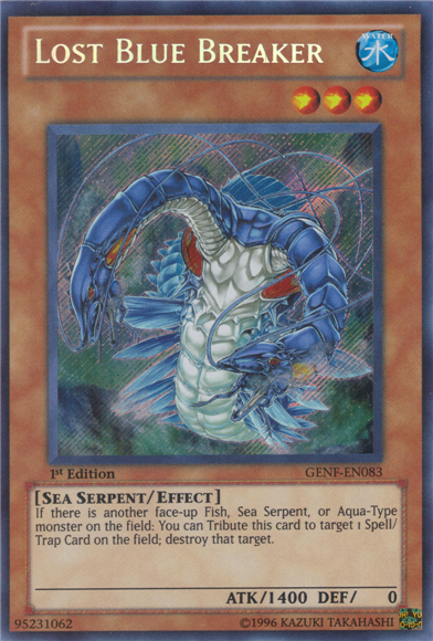 Lost Blue Breaker [GENF-EN083] Secret Rare | Black Swamp Games