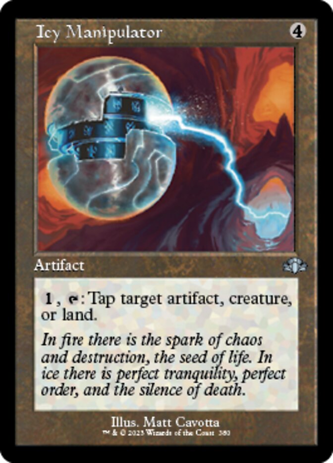 Icy Manipulator (Retro) [Dominaria Remastered] | Black Swamp Games