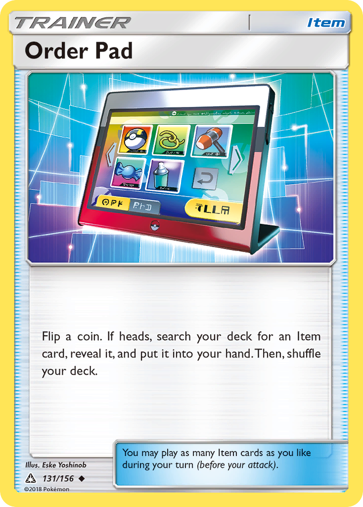 Order Pad (131/156) [Sun & Moon: Ultra Prism] | Black Swamp Games