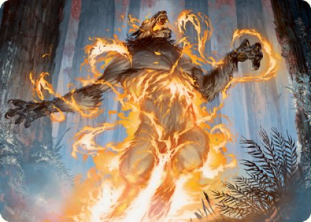 Burn the Accursed Art Card [Innistrad: Midnight Hunt Art Series] | Black Swamp Games