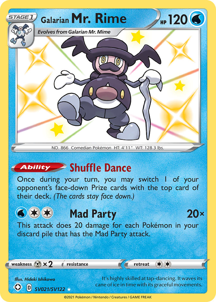 Galarian Mr. Rime (SV021/SV122) [Sword & Shield: Shining Fates] | Black Swamp Games