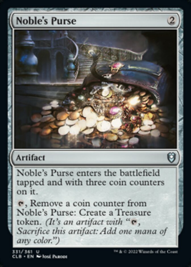 Noble's Purse [Commander Legends: Battle for Baldur's Gate] | Black Swamp Games