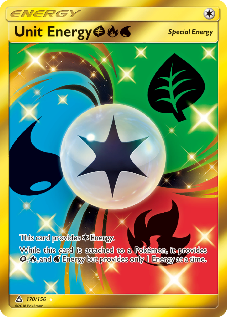 Unit Energy (170/156) (Grass, Fire, Water) [Sun & Moon: Ultra Prism] | Black Swamp Games