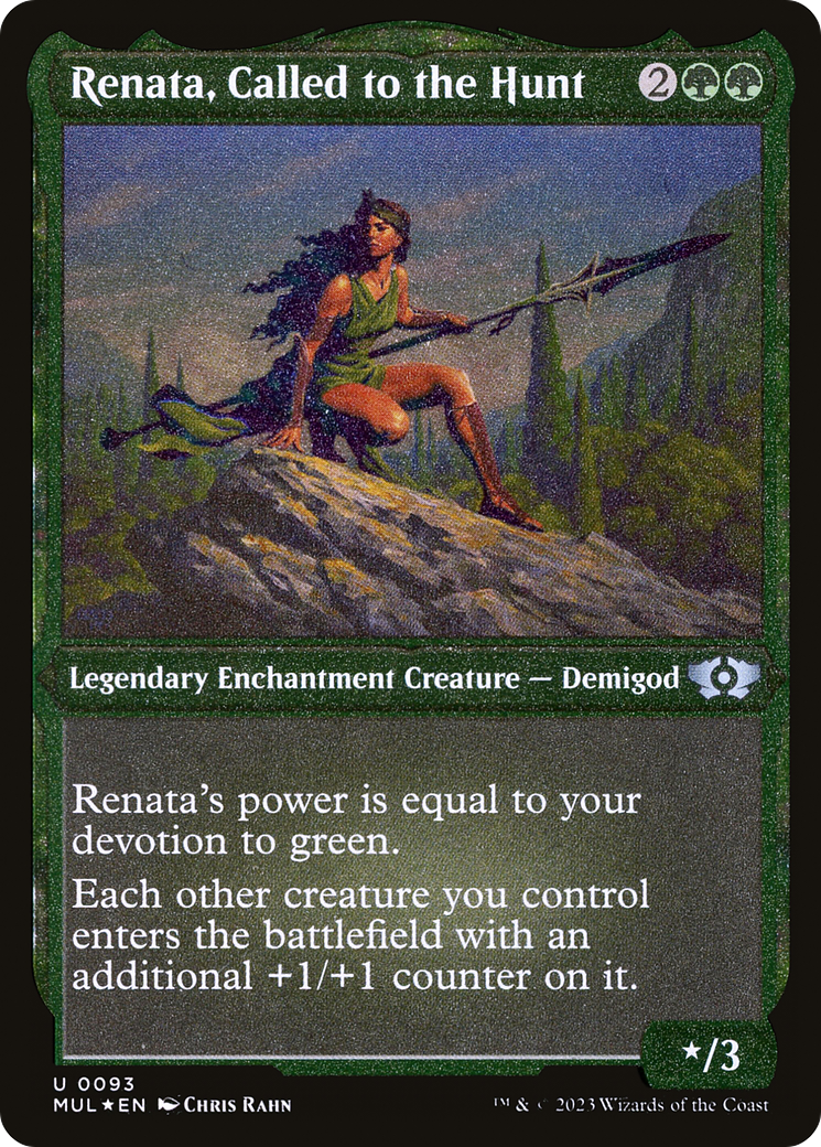 Renata, Called to the Hunt (Foil Etched) [Multiverse Legends] | Black Swamp Games