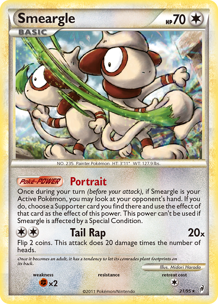 Smeargle (21/95) [HeartGold & SoulSilver: Call of Legends] | Black Swamp Games