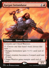 Kargan Intimidator (Extended Art) [Zendikar Rising] | Black Swamp Games